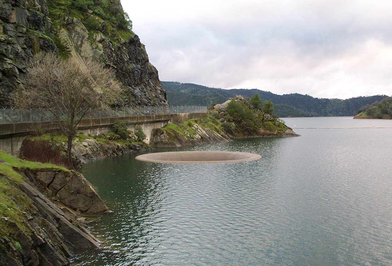 Monticello Dam Morning Glory Spillway